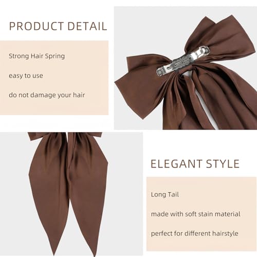Save 29% on 8-Pack Vintage Hair Ribbon Clips for Women & Girls - Image 5