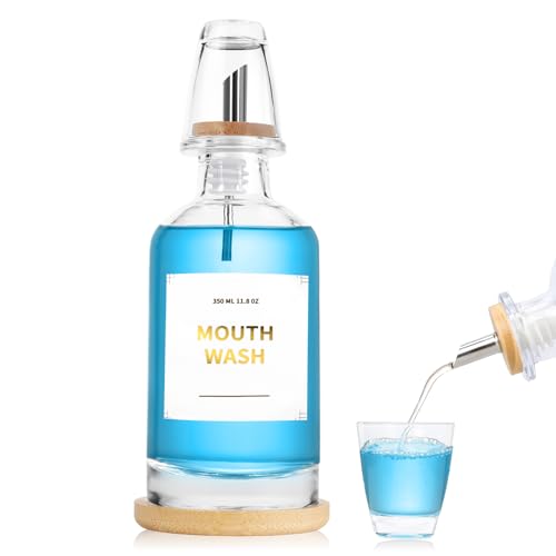 Save 50% on Botanikind Glass Mouthwash Dispenser Set