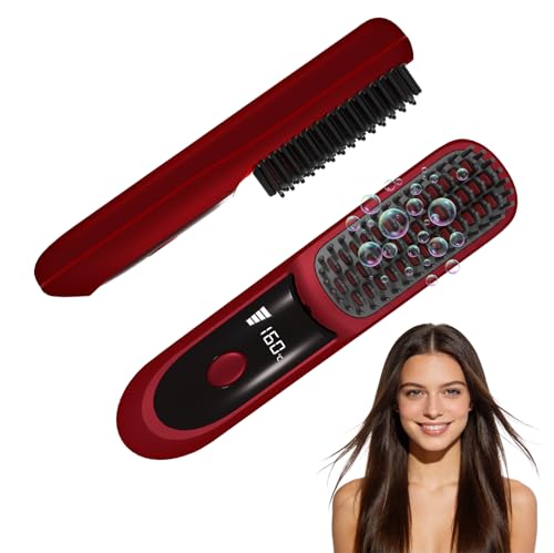 Save 30% on KNISUZ Go Brush Pro 2026 Portable Hair Straightener
