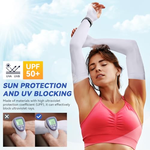 50% Off UPF 50 Arm Sleeves for Sports & Outdoor Activities - Image 3
