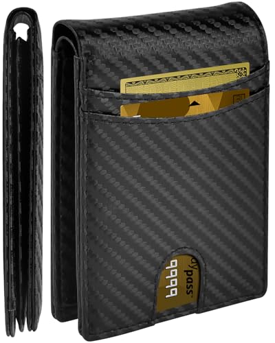 50% Off Slim RFID Leather Wallet for Men - Gift for Dad - Image 2