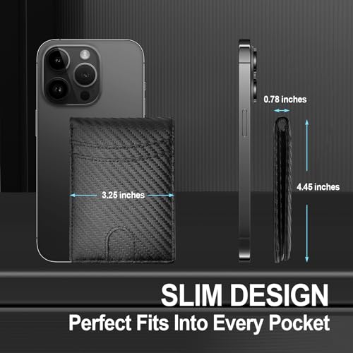 50% Off Slim RFID Leather Wallet for Men - Gift for Dad - Image 6