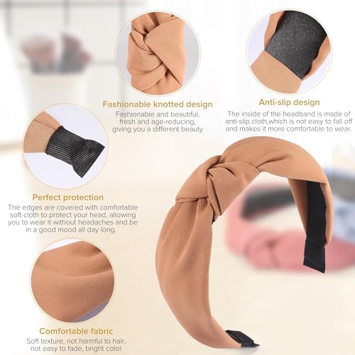 Save 43% on 6-Pack Knotted Headbands for Women & Girls - Image 3