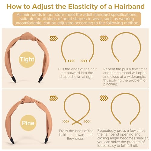 Save 43% on 6-Pack Knotted Headbands for Women & Girls - Image 5