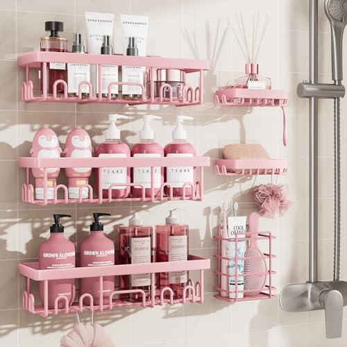Save 26% on Veken No-Drill Shower Caddy 6-Pack