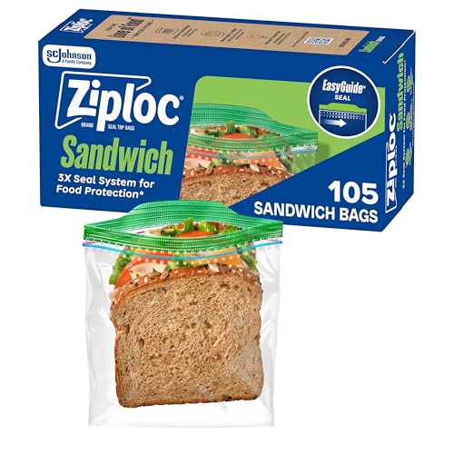 Save 25% on Ziploc Sandwich & Snack Bags (105 Count)
