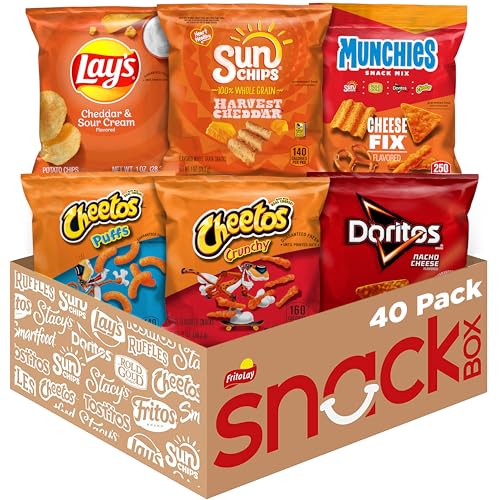 44% Off Frito-Lay Cheesy Mix Variety Pack (40 Bags)