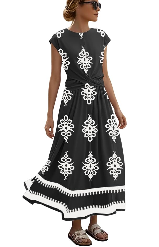 49% Off ETCYY Women's Summer Maxi Dress with Pockets