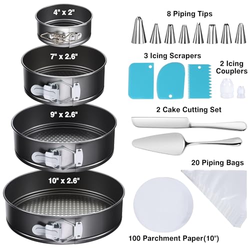 40% Off 139Pcs Springform Cake Pan & Decorating Set - Image 2