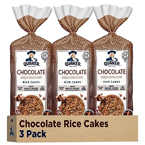 35% Off Quaker Chocolate Rice Cakes 3-Pack - Gluten-Free