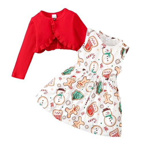 40% Off Toddler Girls Floral Dress & Cardigan 2-Piece Set