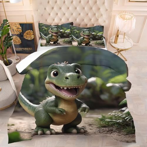 50% Off Dinosaur Comforter Set for Kids - Twin Size