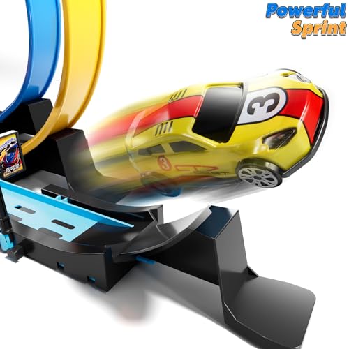 Save $10 on LILYBUDS Toy Car Track Set with 4 Loops & Cars - Image 3