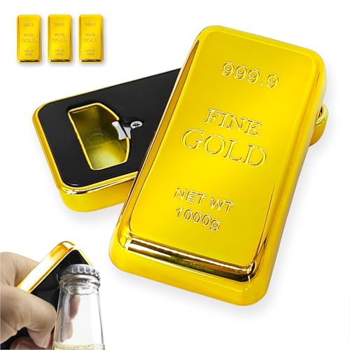 50% Off Gold Bar Magnetic Bottle Opener 3-Pack