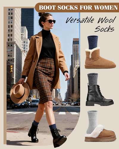 Save 42% on YSense Women's Warm Wool Blend Winter Socks - Image 5