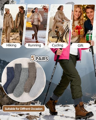 Save 42% on YSense Women's Warm Wool Blend Winter Socks - Image 6