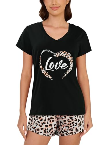 YIJIU Women's Alpaca Print Pajama Set - $6.99