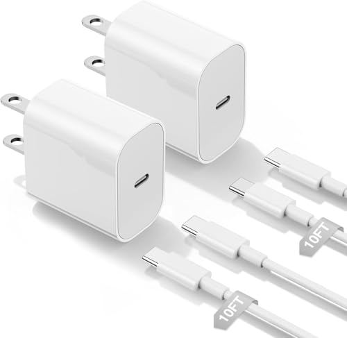 44% Off Jeenek 20W Fast Charger & 10ft Cable 2-Pack