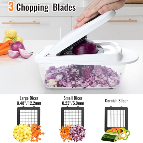 20% Off Ukeetap Vegetable Chopper with 8 Blades - Image 4