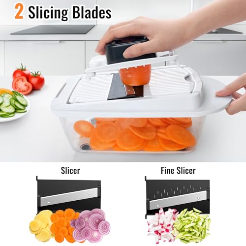 20% Off Ukeetap Vegetable Chopper with 8 Blades - Image 5