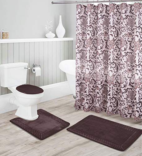 Save on a 16-Piece Memory Foam Bathroom Rug Set