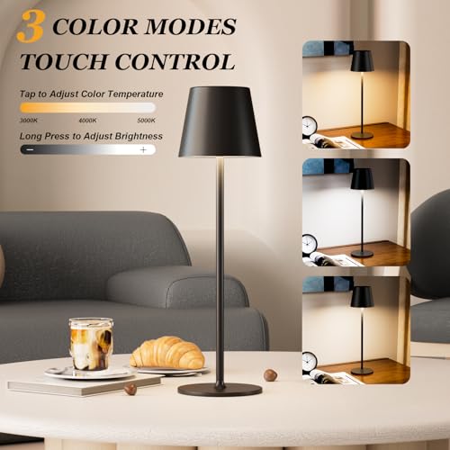 Save 26% on Kakanuo Cordless Rechargeable Table Lamps (2-Pack) - Image 2