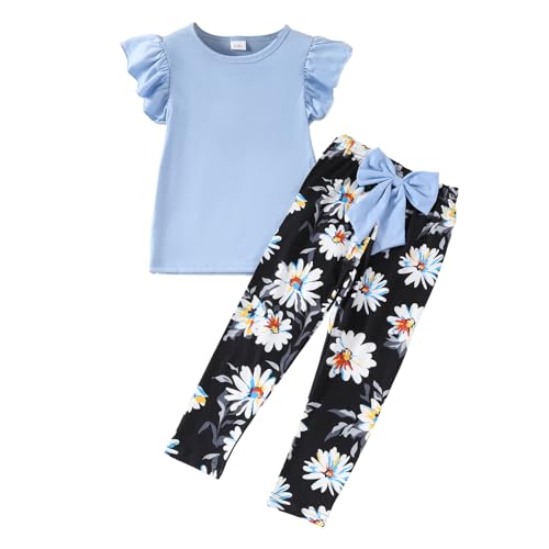 53% Off Yoxindax Star Print Girls 2-Piece Summer Outfit Set