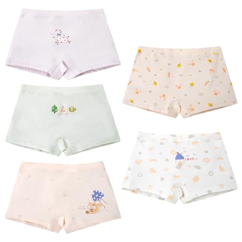 50% Off Soft Cotton Girls' Underwear - 5-Pack