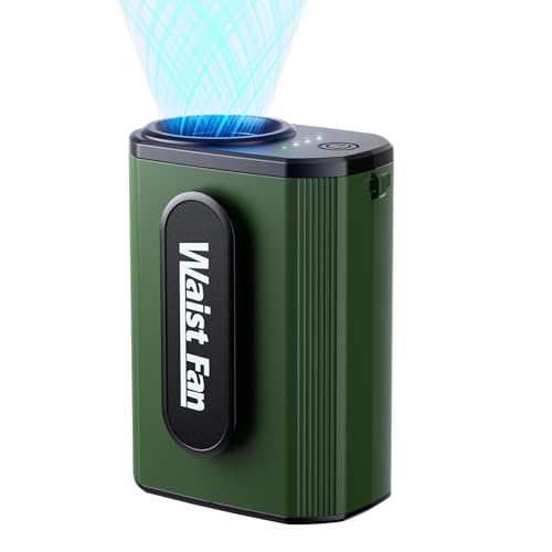Save on Guffawz 18000RPM Portable Waist Fan with 5000mAh Battery