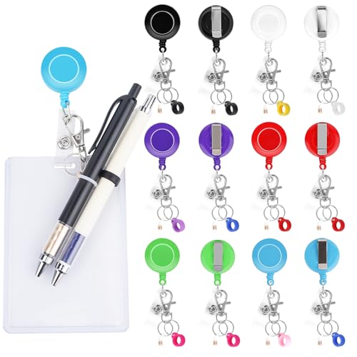 50% Off Retractable Pen Holders & Badge Reels (12-Pack)