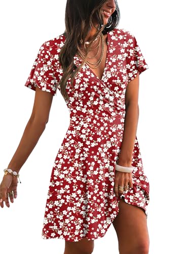 Save 43% on RUMIA Women's Floral Summer Wrap Dress