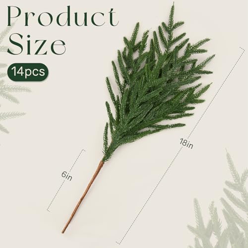 56% Off Wakeys Artificial Norfolk Pine Christmas Stems - Image 2