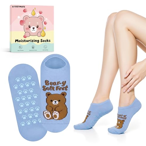 Bear Gel Moisturizing Socks for Dry Feet - Use Code KR9YA4TN