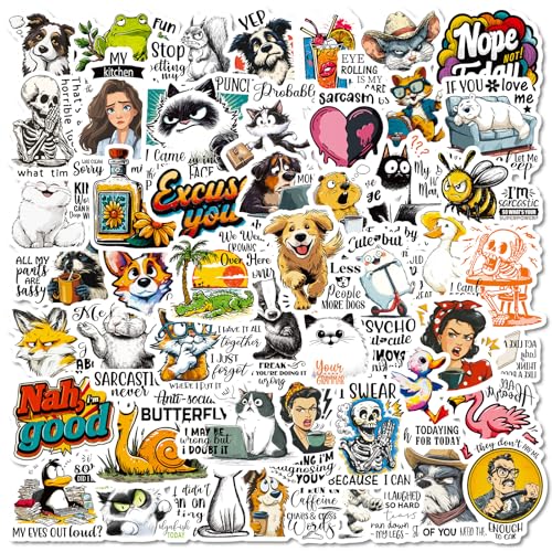 25% Off Jimuncy 56PCS Inspirational Animal Stickers