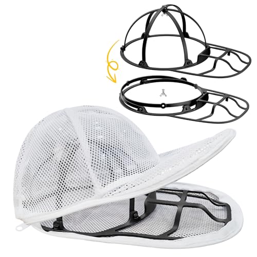 Hat Washer for Baseball Caps - Collapsible Cleaner Cage