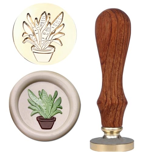 50% Off Vintage Potted Plant Wax Seal Stamp Kit