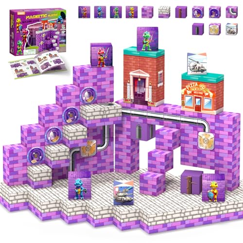 Save on 48PCS Magnetic Building Blocks for Kids Ages 3-6