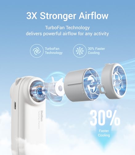 Save 30% on the Diveblues TurboBear Portable Handheld Fan - Image 2