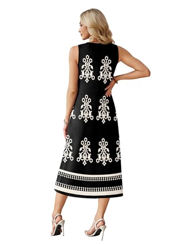 Save 34% on OFEEFAN Women's Summer Midi Dress with Pockets - Image 5