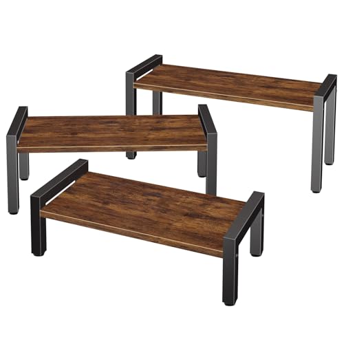 Wooden 3-Tier Display Stand for Events & Decor