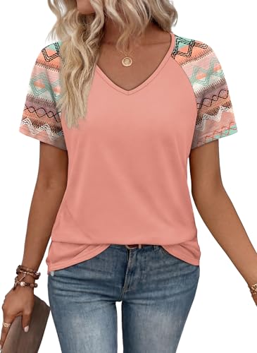 Save on XIEERDUO Women's Boho Short Sleeve Tops