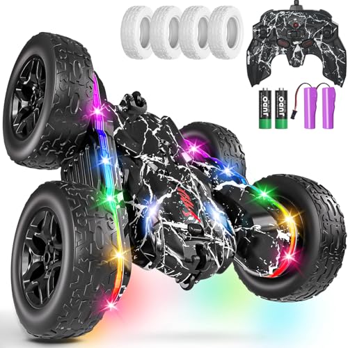 Save 25% on Terucle RC Stunt Car with Lights & 360° Flips