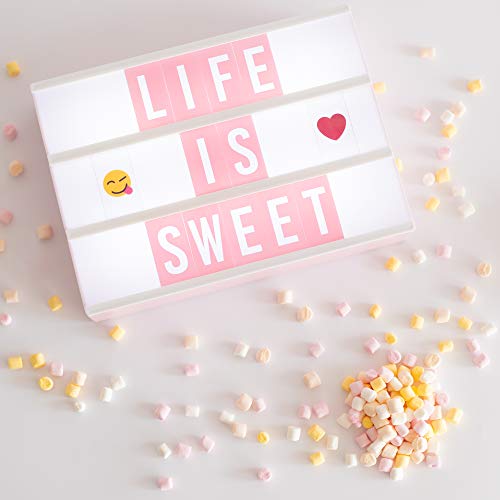 50% Off BONNYCO Pink Cinema Light Box with 400 Letters - Image 2
