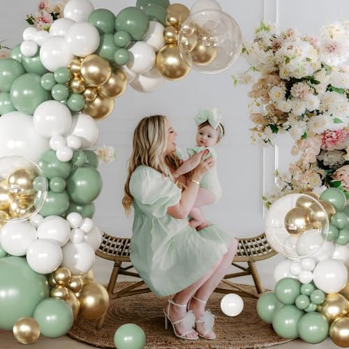 Save on Sage Green Balloon Arch Kit with Code S4IAX5Z4 - Image 2