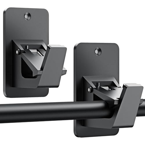 No-Drill Curtain Rod Holders with Code OALYWU9N