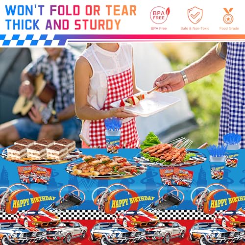 50% Off 170-Piece Race Car Birthday Party Supplies Set - Image 6