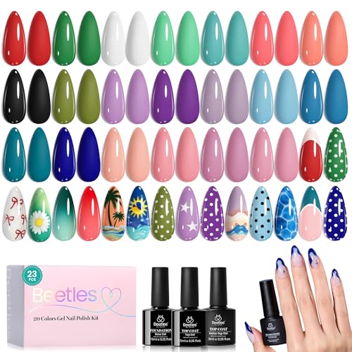 Save 49% on Beetles 20-Color Gel Polish Kit for DIY Nails