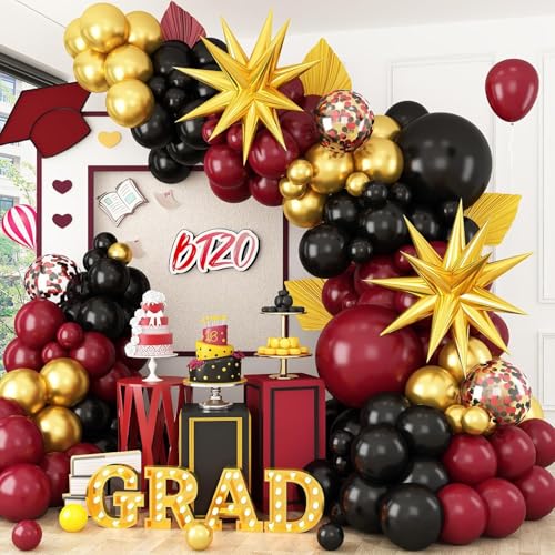 Save on Burgundy Balloon Arch Kit with Code SJ45RFDR