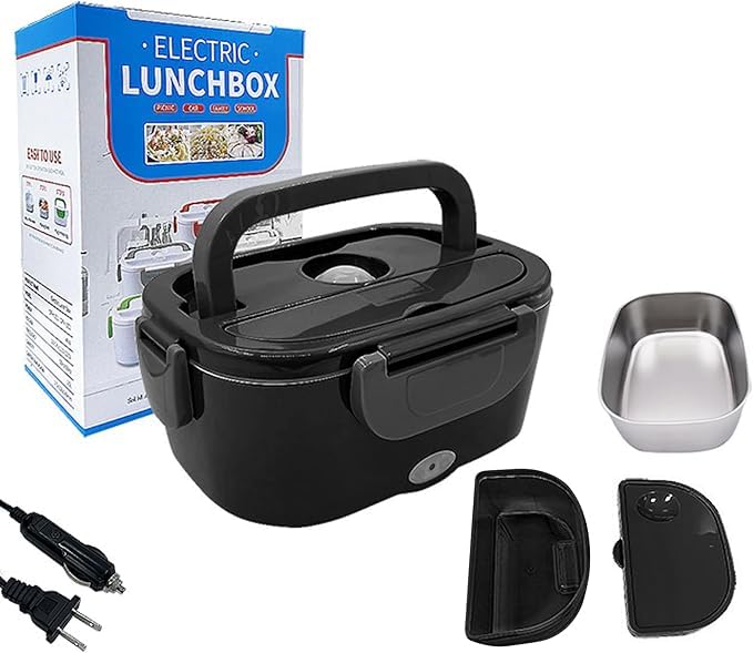 Portable Black Lunch Box for Adults - $15.99