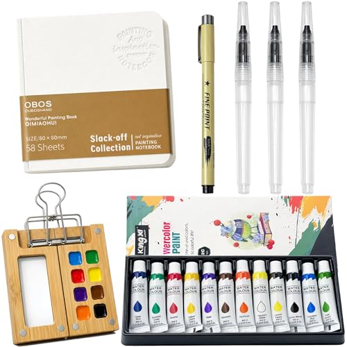 40% Off Mini Watercolor Travel Set with 12 Colors
